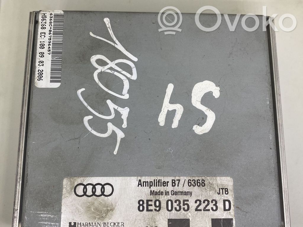 Audi A4 S4 B7 8E 8H Wzmacniacz audio 
