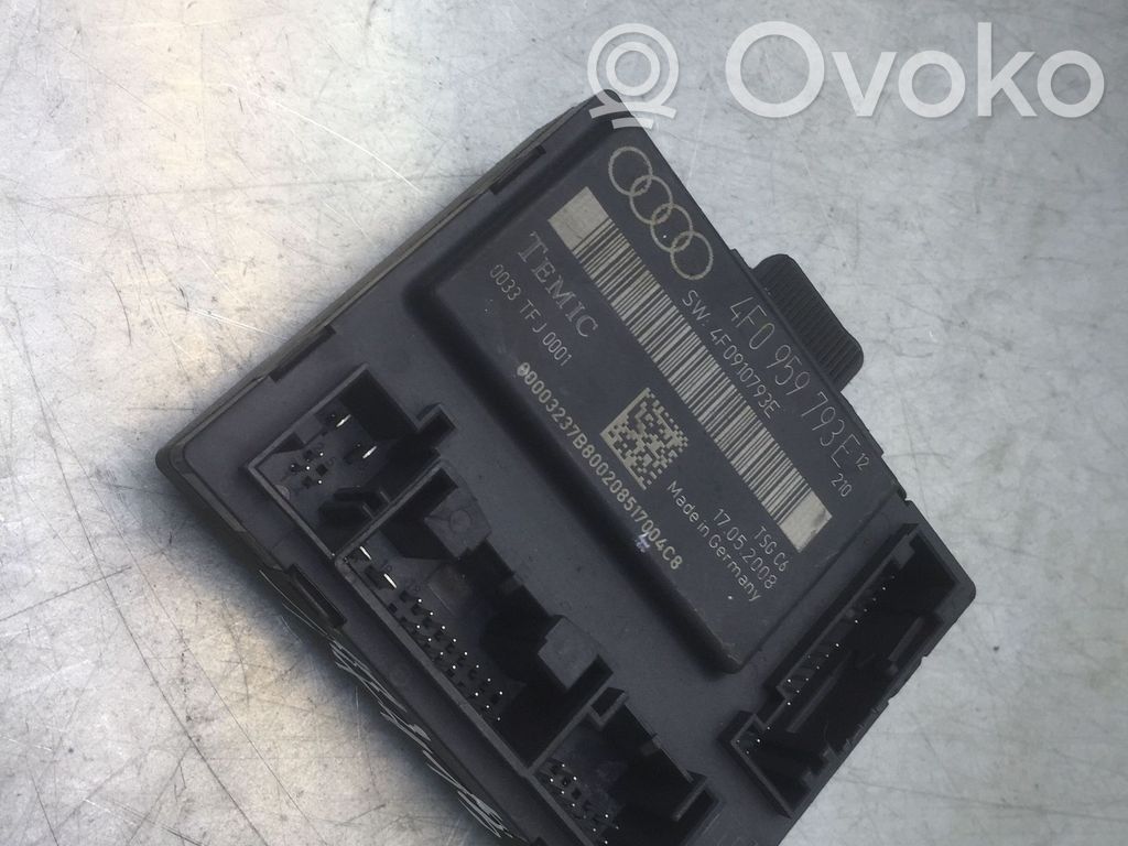 Audi A6 S6 C6 4F Door control unit/module 