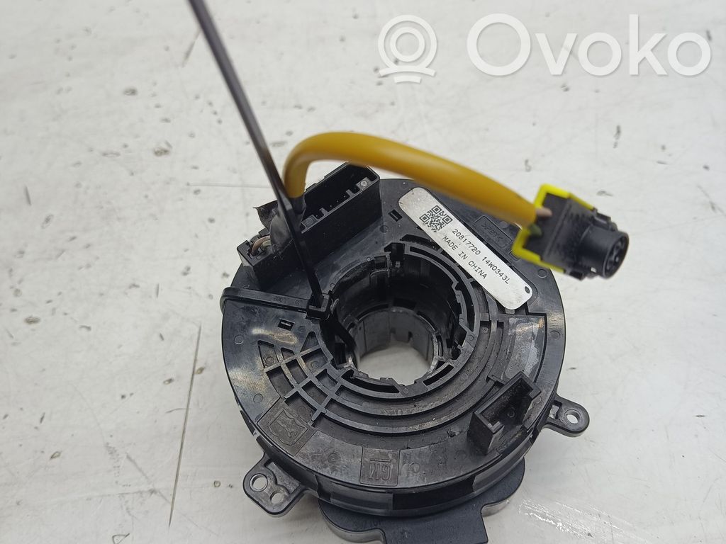 Opel Astra J Airbag slip ring squib (SRS ring) 
