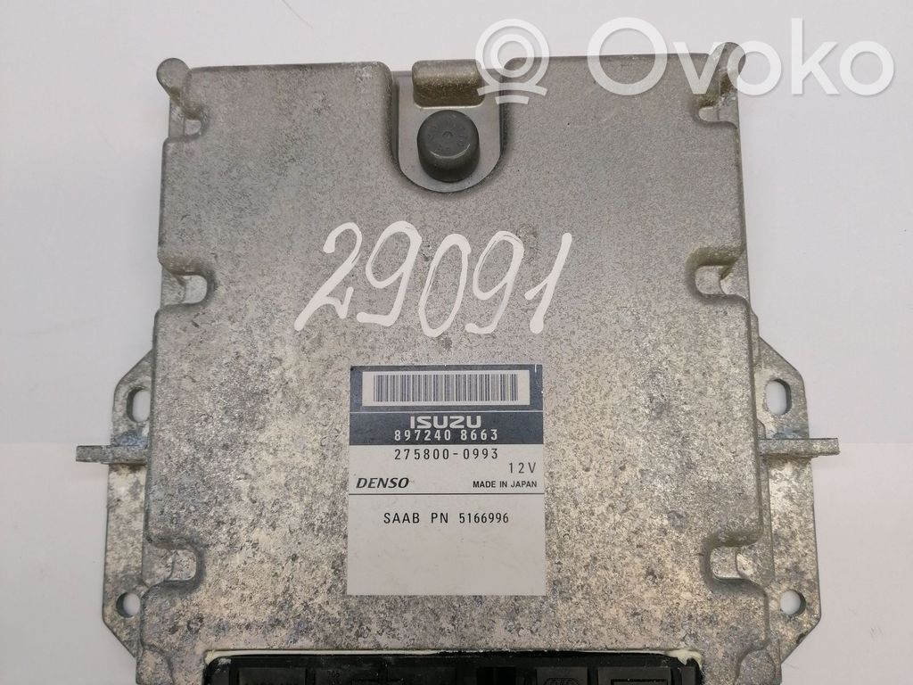 Engine control unit/module   8972408663,2758000993