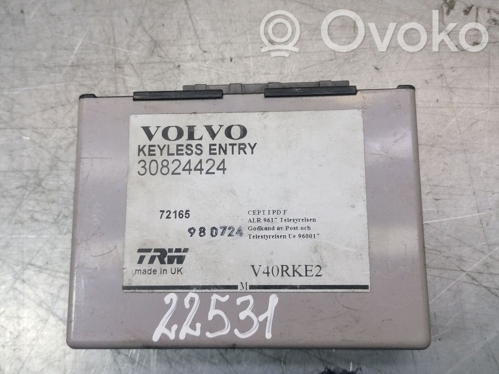 Volvo S40, V40 Centrālās atslēgas vadības bloks 