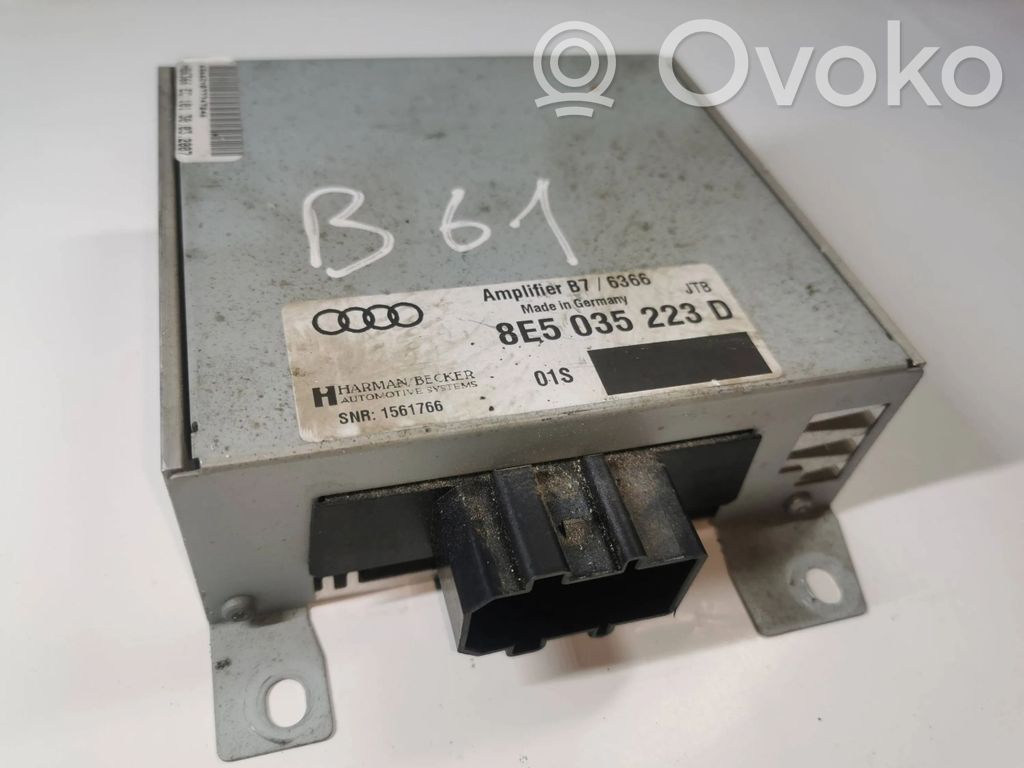 Audi A4 S4 B7 8E 8H Sound amplifier 