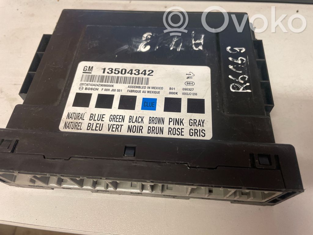 Opel Insignia A Comfort/convenience module 