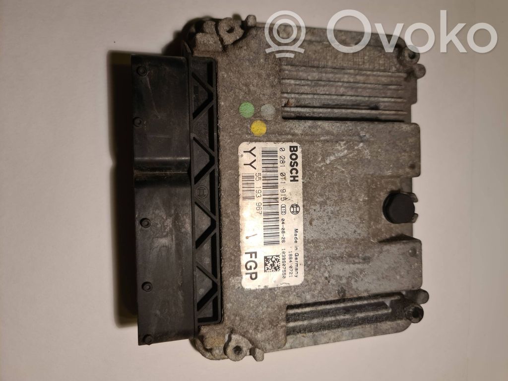 Opel Vectra C Engine control unit/module 