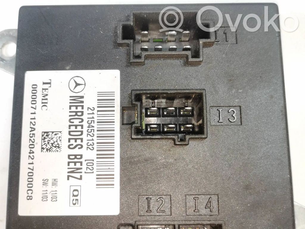 Mercedes-Benz E W211 Comfort/convenience module 