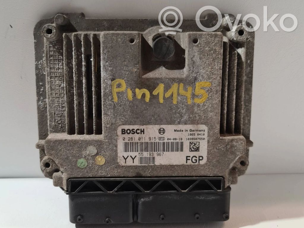 Opel Vectra C Engine control unit/module 