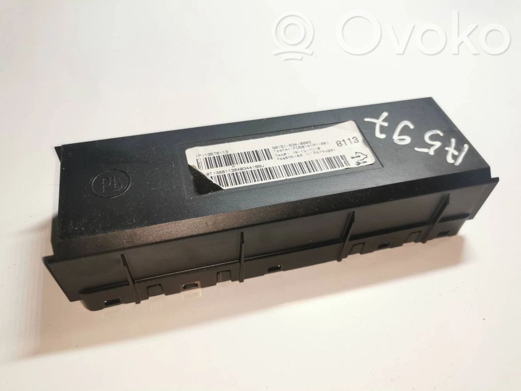 Opel Astra J Air conditioning/heating control unit 
