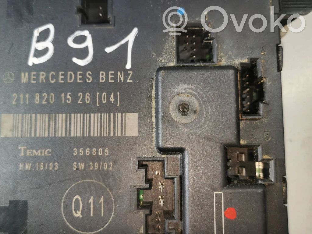 Mercedes-Benz E W211 Door control unit/module 
