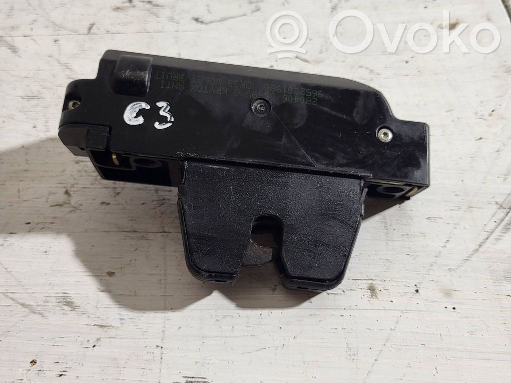 Citroen C3 Tailgate exterior lock 