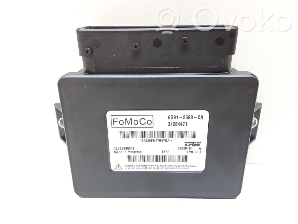 Volvo XC60 Module de commande de frein à main 