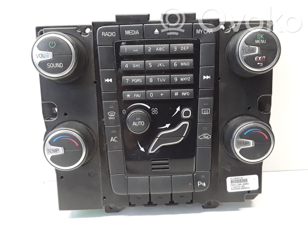 Volvo S80 Climate control unit 
