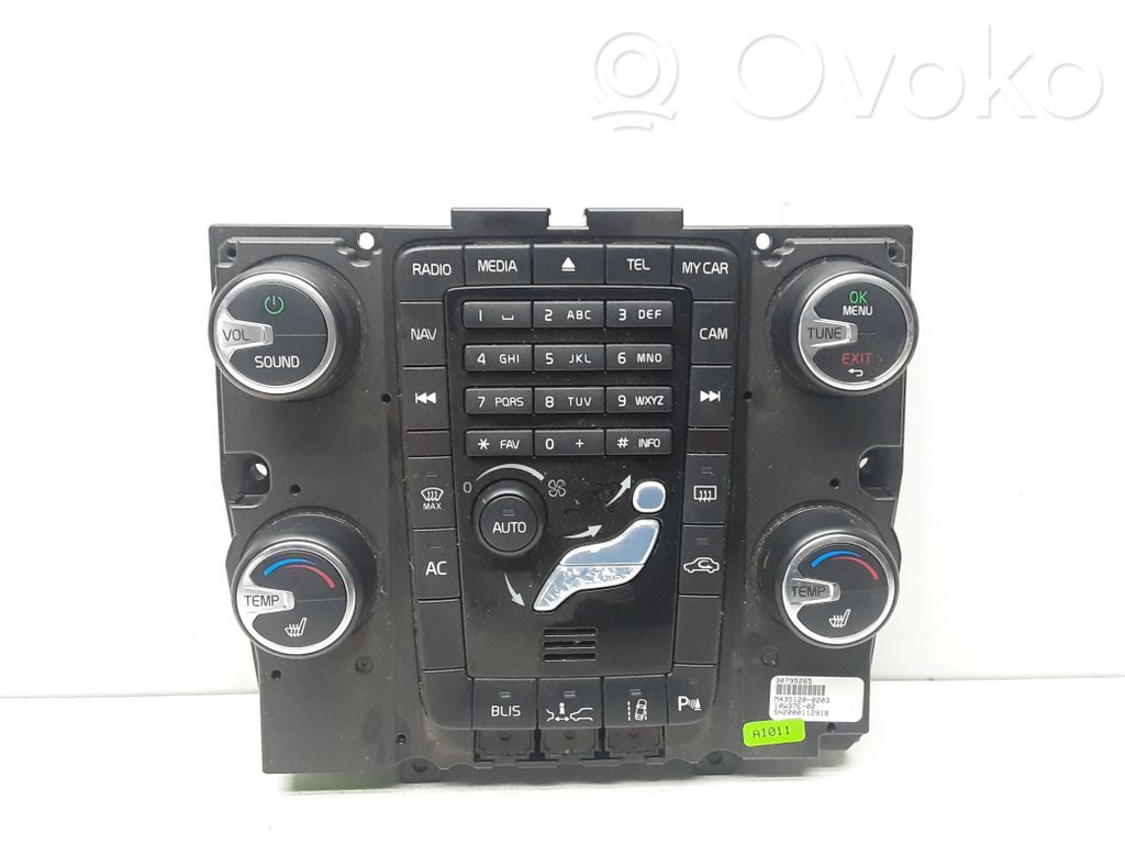 Volvo S60 Climate control unit 