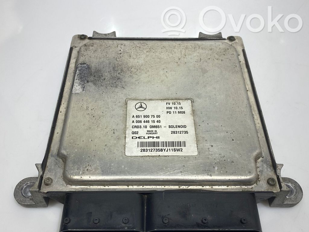 Mercedes-Benz C W204 Engine control unit/module 
