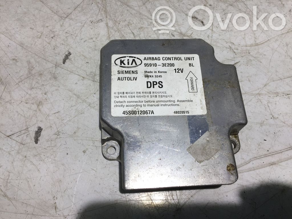 KIA Sorento Airbag control unit/module 