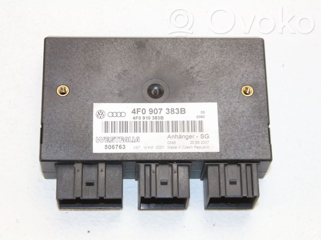 Audi A6 S6 C6 4F Tow bar trailer control unit/module 