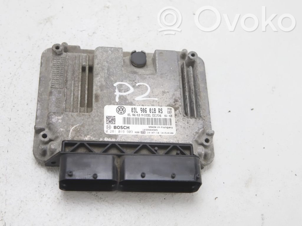Skoda Superb B6 (3T) Engine control unit/module 