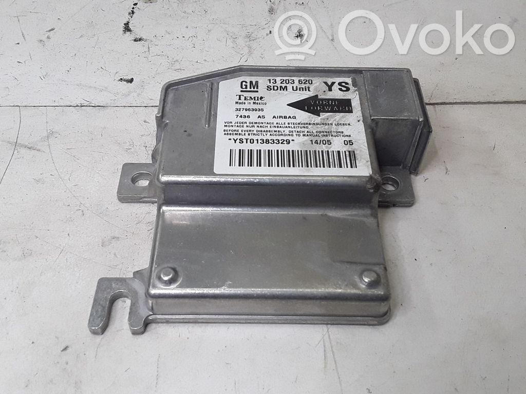 Opel Meriva A Airbag control unit/module 
