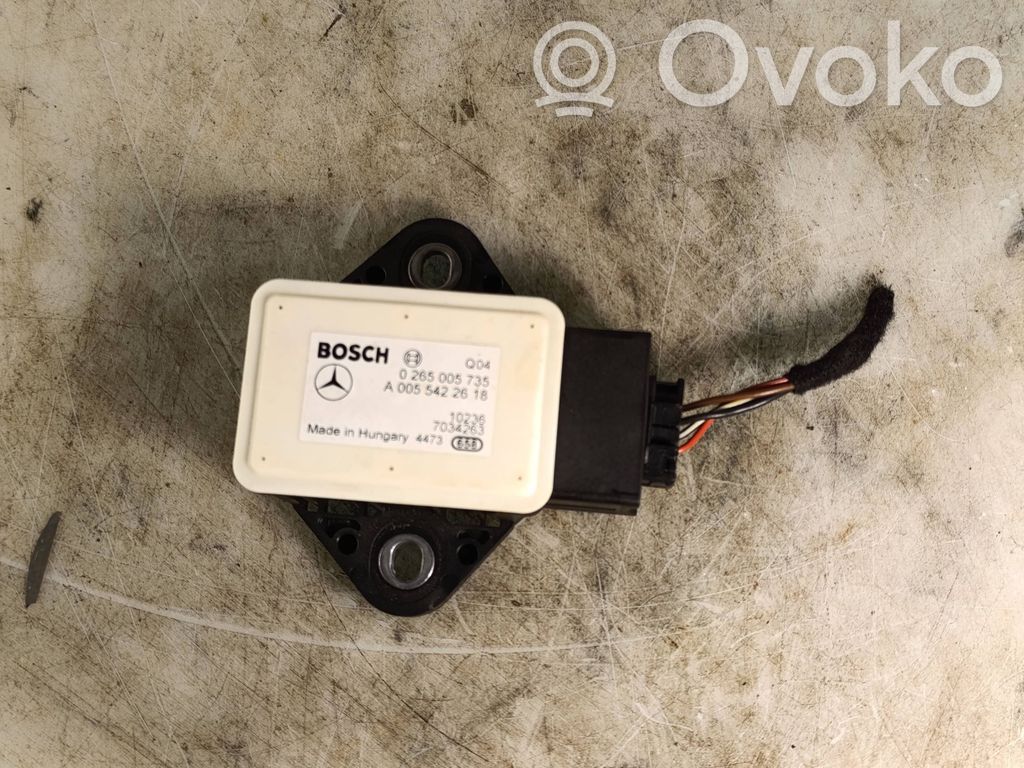 Mercedes-Benz E W212 ESP acceleration yaw rate sensor 
