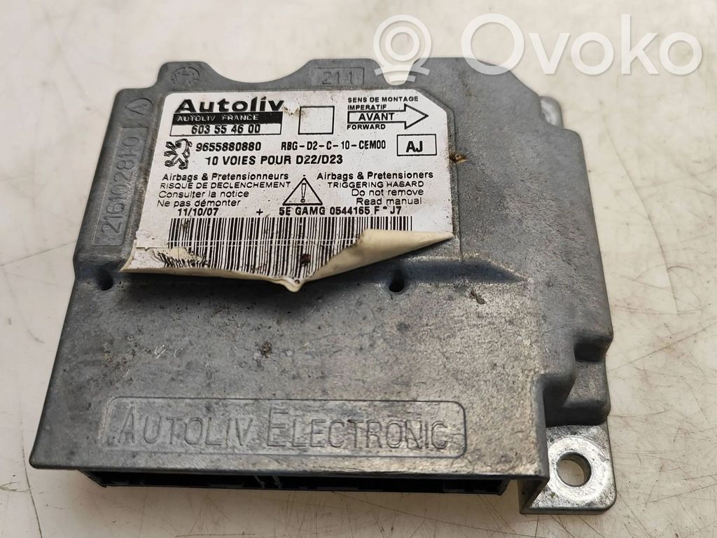 Peugeot 407 Airbag control unit/module 