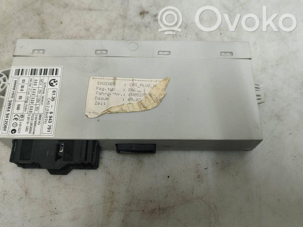 BMW 5 E60 E61 CAS valdymo blokas/ modulis 