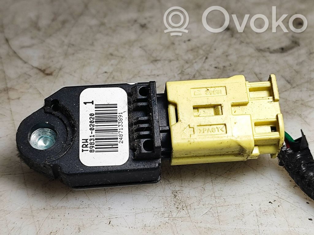 Toyota Aygo AB10 Airbag deployment crash/impact sensor 