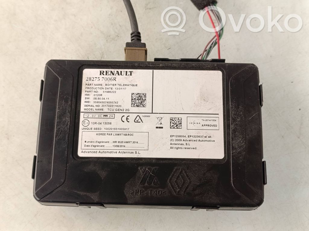 Renault Kadjar GPS navigation control unit/module 