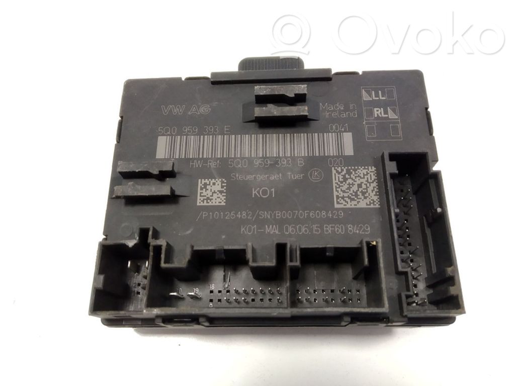 Audi A3 S3 8V Door control unit/module 