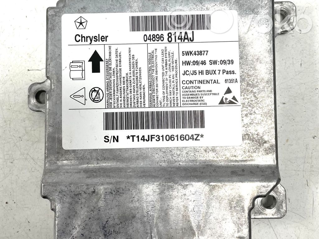 Dodge Journey Airbag control unit/module 