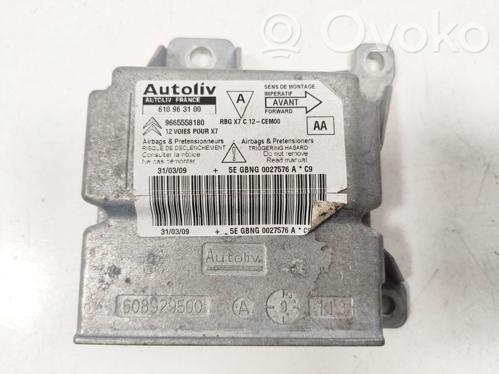Citroen C5 Airbag control unit/module 