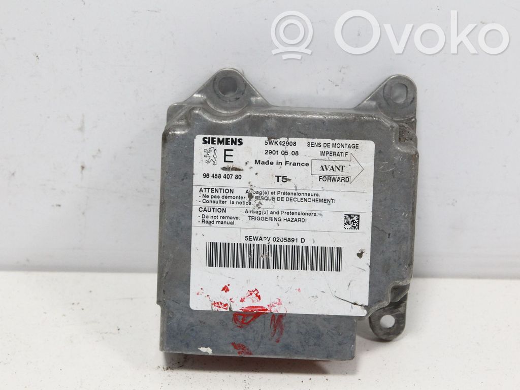 Peugeot 307 Airbag control unit/module 