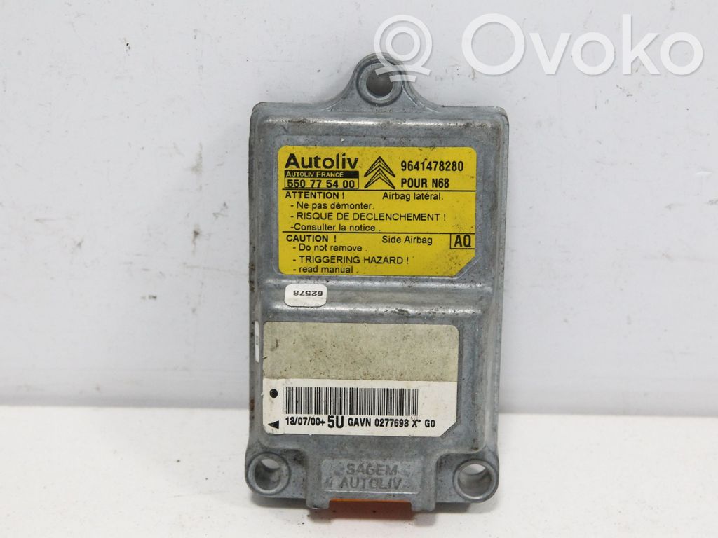Citroen Xsara Picasso Airbag control unit/module 