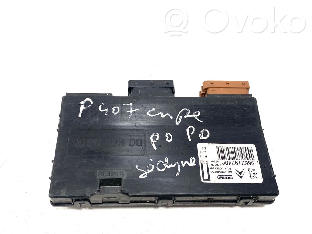 Peugeot 407 Seat control module 