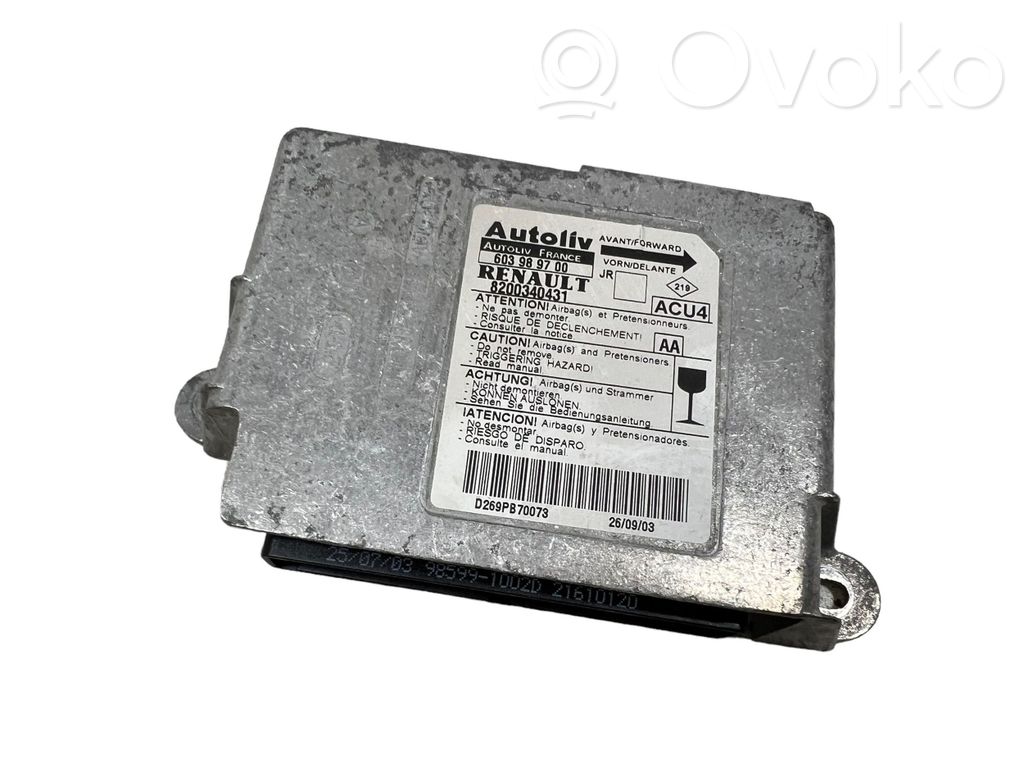Renault Scenic II -  Grand scenic II Airbag control unit/module 