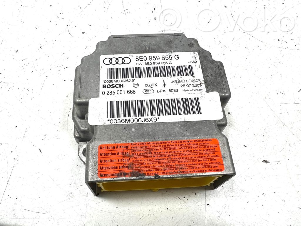 Audi A4 S4 B7 8E 8H Airbag control unit/module 