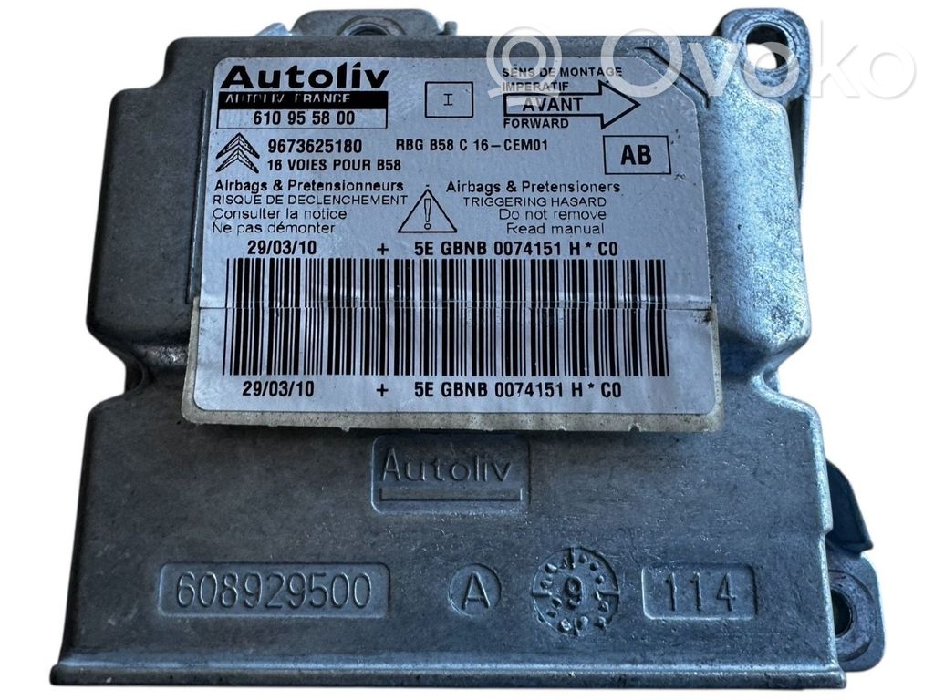 Citroen C4 Grand Picasso Airbag control unit/module 