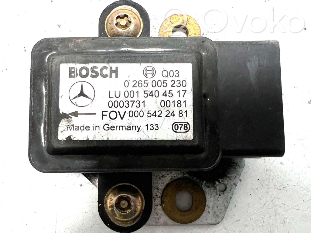 Mercedes-Benz E W210 ESP acceleration yaw rate sensor 