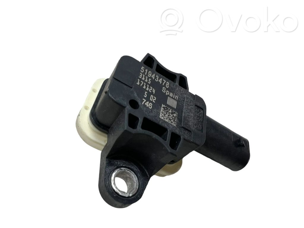 Jeep Renegade Airbag deployment crash/impact sensor 