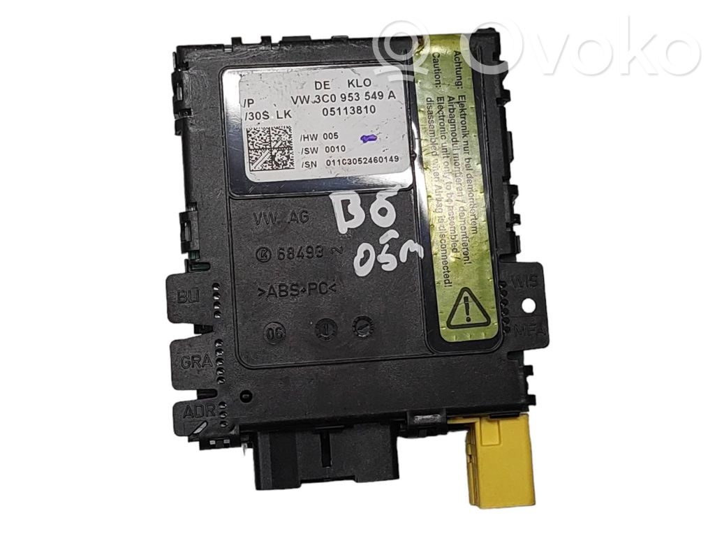 Volkswagen PASSAT B6 Steering angle sensor 