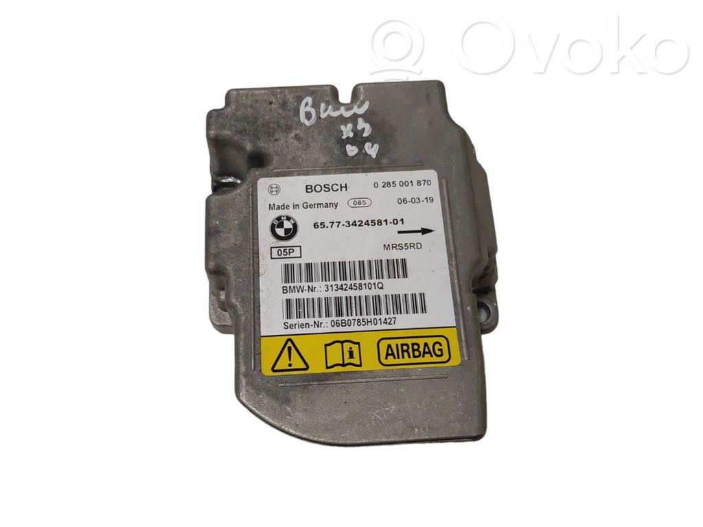 BMW X3 E83 Airbag control unit/module 