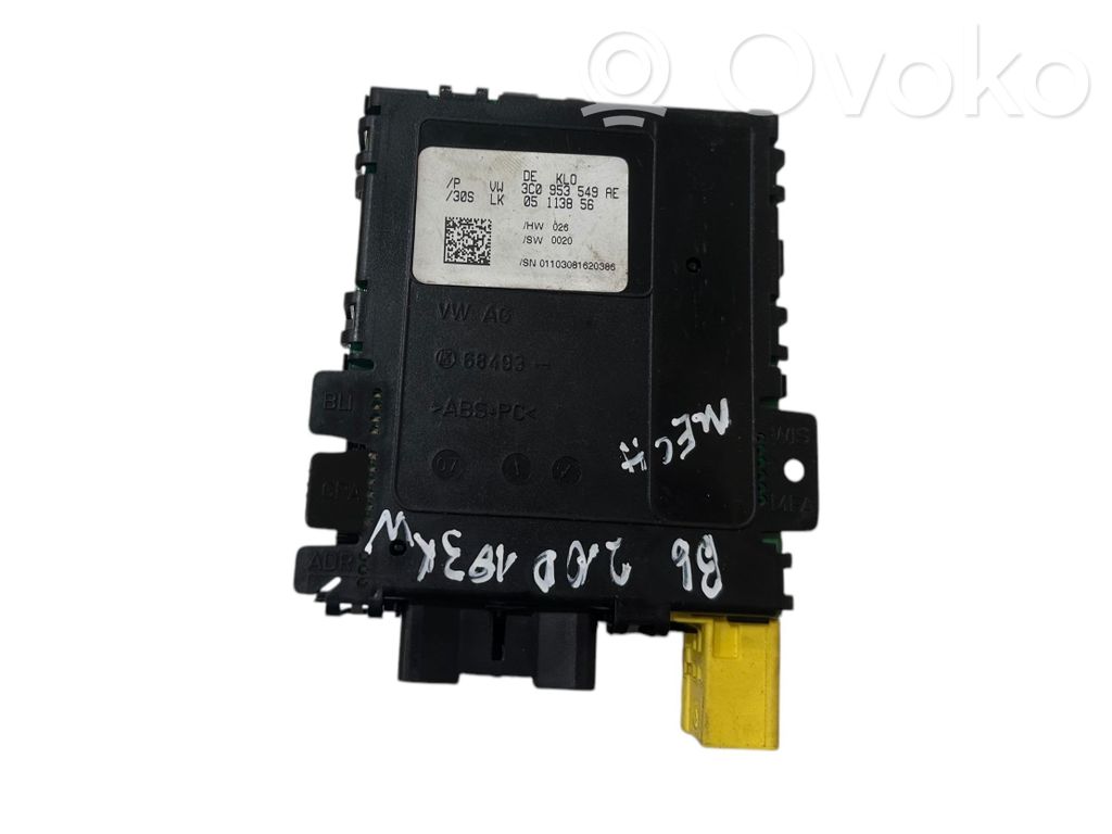 Volkswagen PASSAT B6 Steering angle sensor 