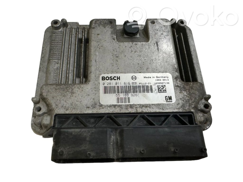 Opel Vectra C Engine control unit/module 
