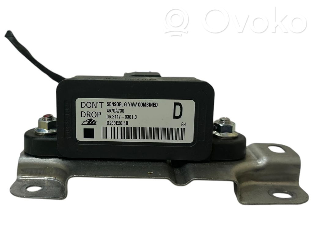 Citroen C4 Aircross ESP acceleration yaw rate sensor 