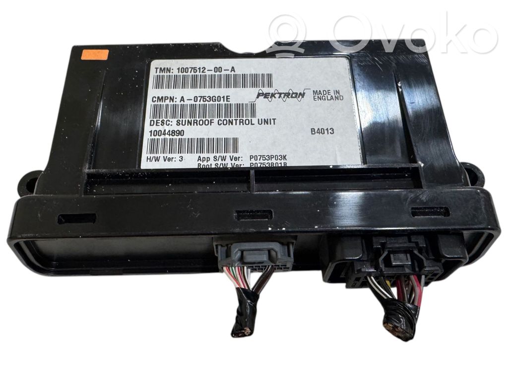 Tesla Model S Sunroof control unit/module 