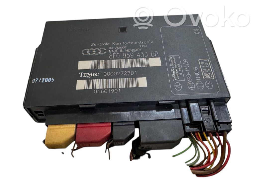 Audi A4 S4 B7 8E 8H Module confort 