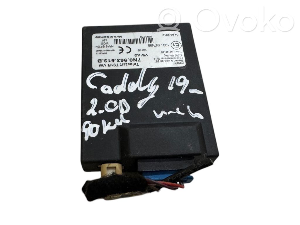 Volkswagen Caddy Auxiliary heating control unit/module 