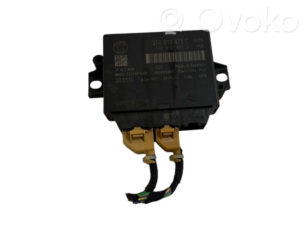 Skoda Superb B6 (3T) Unité de commande, module PDC aide au stationnement 