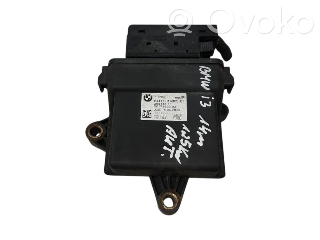 BMW i3 Other control units/modules 