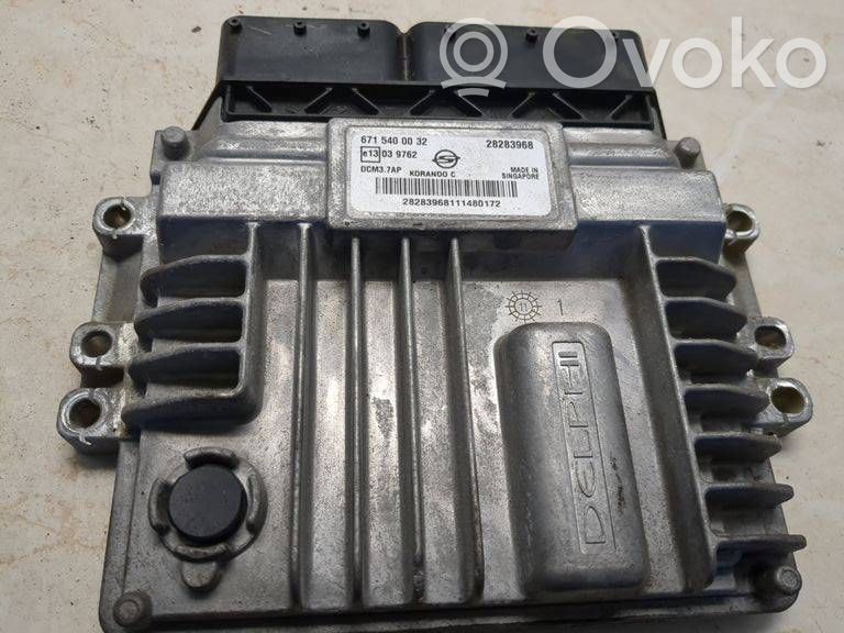 SsangYong Korando Engine control unit/module 