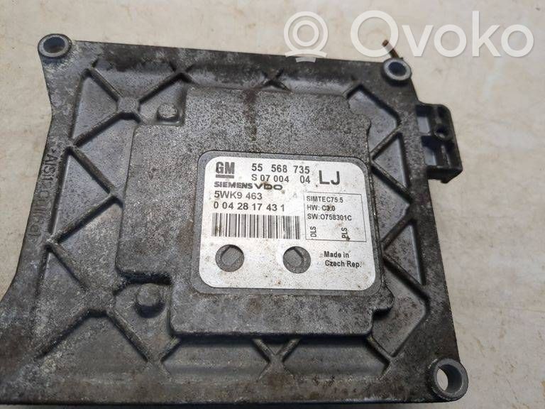 Opel Astra H Engine control unit/module 