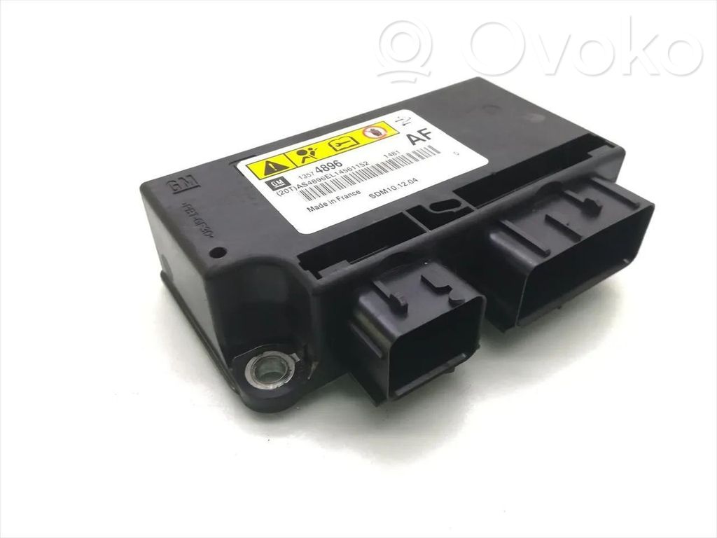 Opel Astra J Airbag control unit/module 